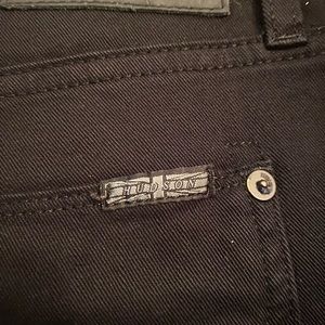 Mens black Hudson jeans 34 waist